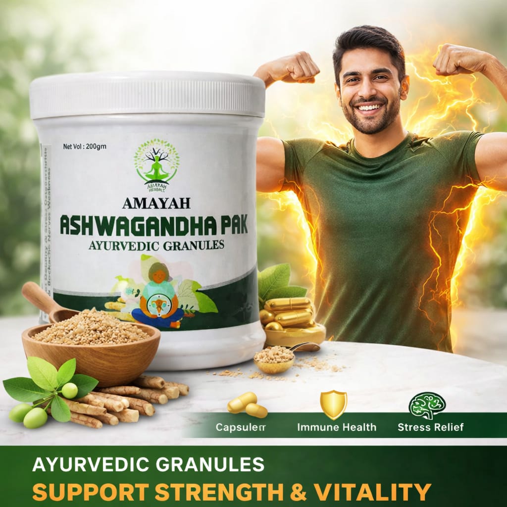 AMAYAH ASHWAGANDHA PAK (AYURVEDIC GRANULES)